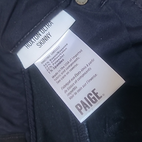 PAIGE Hoxton Ultra Skinny size 29 dark blue - Picture 10 of 12